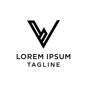 initial letter logo VL, ,  logo template