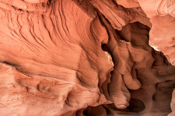 Texturas en roca marr&oacute;n