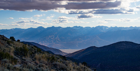 Mountain range in California