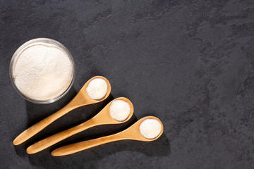 Collagen protein powder - Hydrolyzed. Strengthening and improving the health of cartilage and...