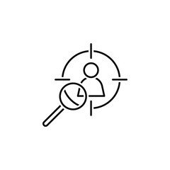 Headhunter icon. Element of head hunting icon