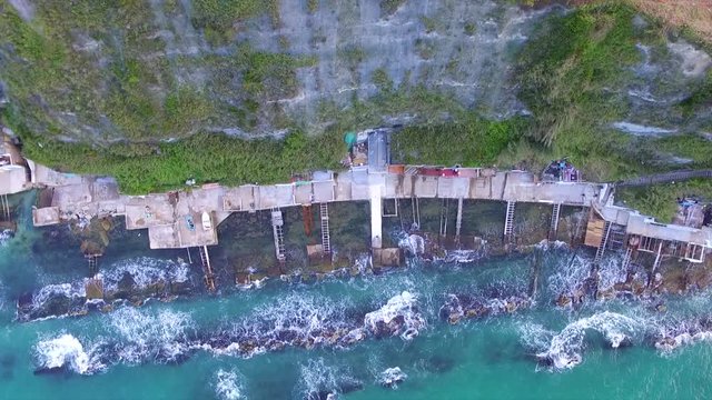Il Passetto di Ancona visto dal drone