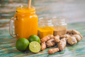 Drink Jamu. Indonesian traditional drink in bali