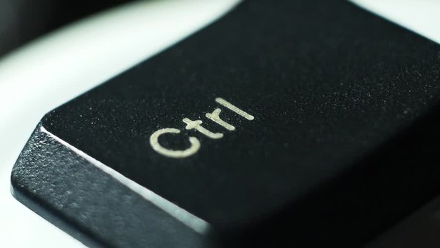 CTRL key rotates in macro on a white background.
