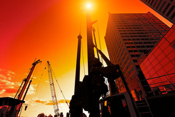 Construction of the luxury condominium in the heart of а city downtown at a premium location