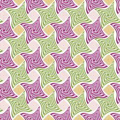 Abstract seamless pattern illustration of rectangular optical illusion tiles