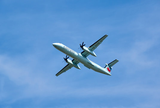 Air Canada Express Landing Plane.