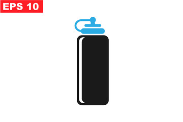 sports water bottle icon vector illustration