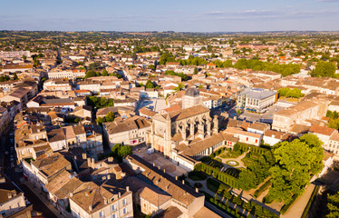 Aerial view of Marmande