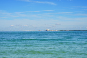 Fototapeta premium Clear water of Sanibel island in Florida, USA 