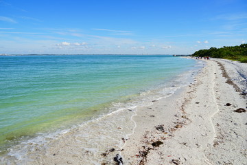 Clear water of Fort Myers in Florida, USA