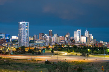 Obraz premium Confluence Tower, Speer Boulevard, Denver, Colorado