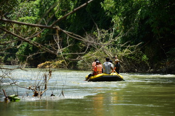 water, boat, river, canoe, lake, kayak, nature, rafting, people, landscape, fishing, summer, sport, kayaking, trees, green, paddle, canoeing, recreation, sea, leisure, travel, sky, raft, vacation, cou
