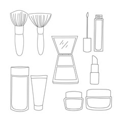 makeup tool outline design
