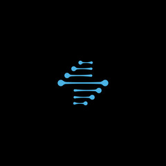 DNA Logo Icon Design Template. Helix, Genetic, Bio, Modern Vector Illustration