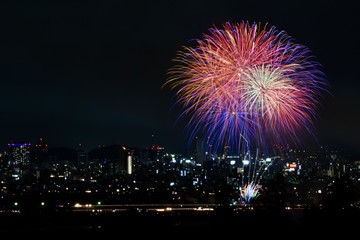 大輪の雫～A drop of a large wheel.