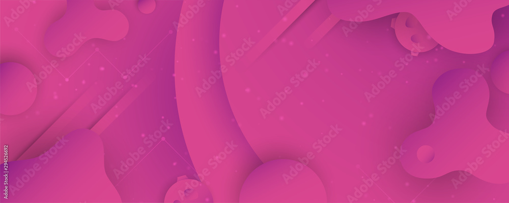 Wall mural modern abstract gradient background in liquid and fluid style. trend creation of the world. 3d illus