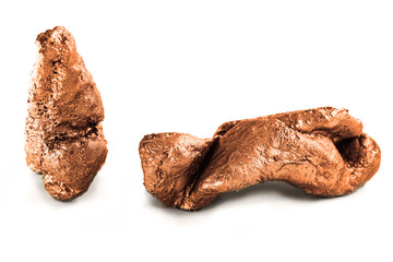 Bronze is a series of metal alloys based on copper and tin and varying proportions of other elements in order to obtain characteristics superior to copper. Industrial metal, mineral extraction concept