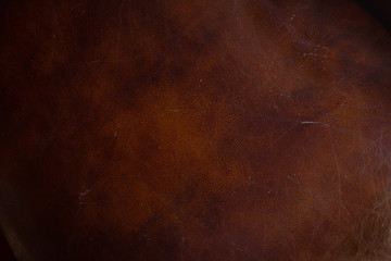 Abstract luxury leather brown color texture for background. Dark Gray color leather for work design or backdrop product.