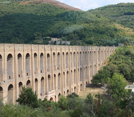 Ancien Caroline Aqueduct in South Italy