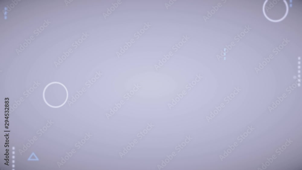 Aufkleber geometrical figures slow moving loop motion abstract background