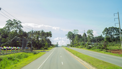 Fototapeta premium Ozone Forest Viewpoint Road, Krabi, Thailand