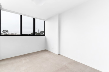 Empty and unfurnished brand new apartment