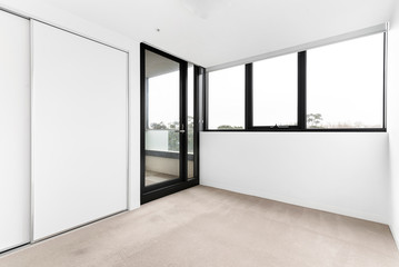 Empty and unfurnished brand new apartment