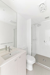 Empty and unfurnished brand new apartment