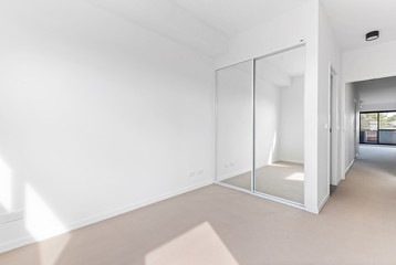 Empty and unfurnished brand new apartment