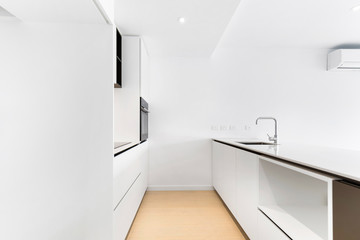 Empty and unfurnished brand new apartment