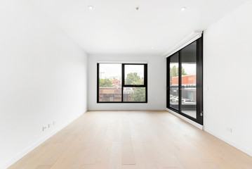 Empty and unfurnished brand new apartment