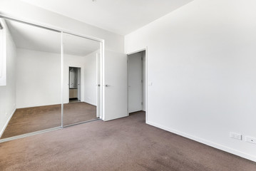 Empty and unfurnished brand new apartment