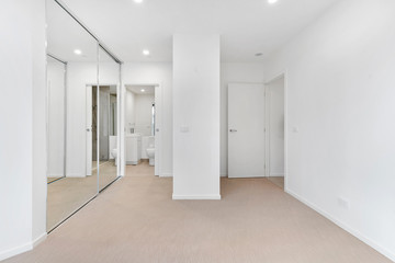 Empty and unfurnished brand new apartment