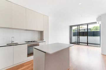 Empty and unfurnished brand new apartment