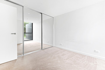 Empty and unfurnished brand new apartment