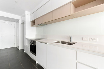 Empty and unfurnished brand new apartment