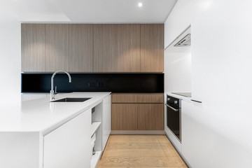 Empty and unfurnished brand new apartment