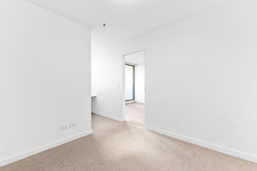 Empty and unfurnished brand new apartment