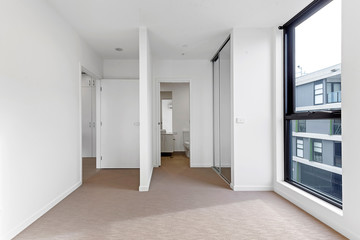 Empty and unfurnished brand new apartment