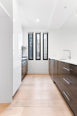 Empty and unfurnished brand new apartment