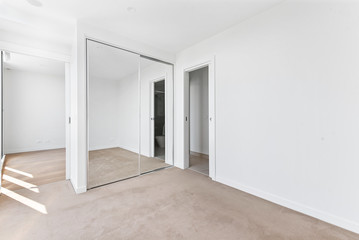 Empty and unfurnished brand new apartment