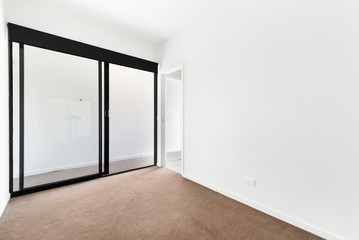 Empty and unfurnished apartment