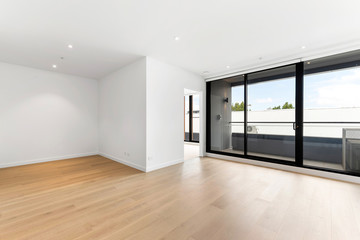 Empty and unfurnished brand new apartment