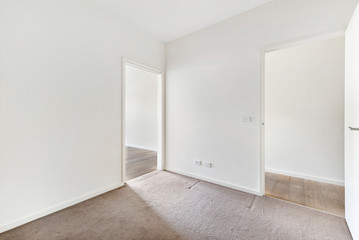 Empty and unfurnished brand new apartment