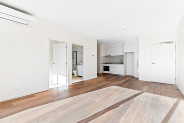Empty and unfurnished brand new apartment