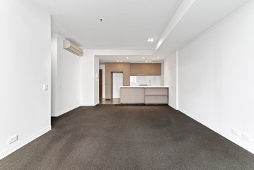 Empty and unfurnished brand new apartment