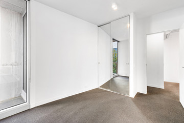 Empty and unfurnished brand new apartment