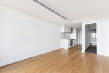 Empty and unfurnished brand new apartment