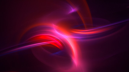 3D rendering abstract technology fractal background